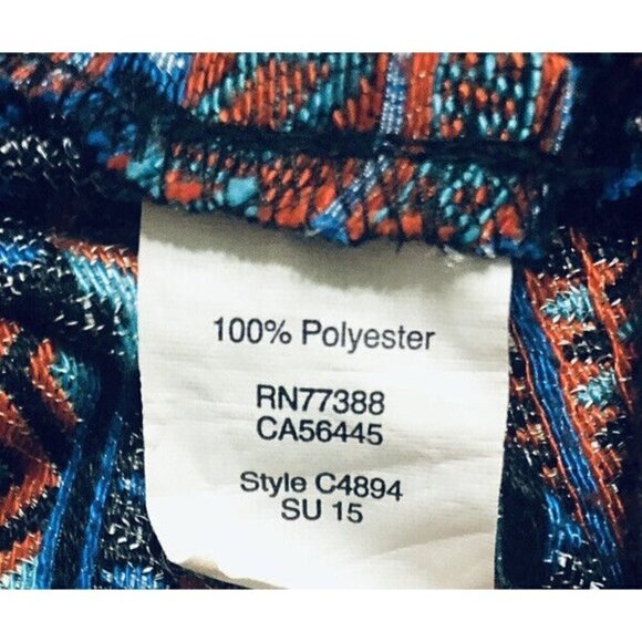 J Crew Womens Size 6 Jacquard Boardwalk Pull On Shorts Aztec Boho Festival - Picture 5 of 6